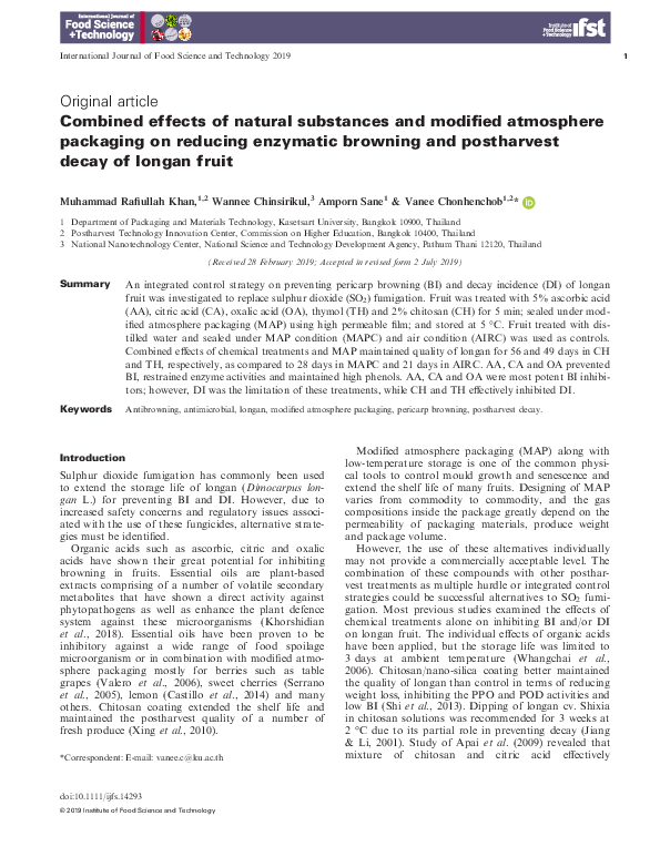 (PDF) Combined effects of natural substances and modified atmosphere ...