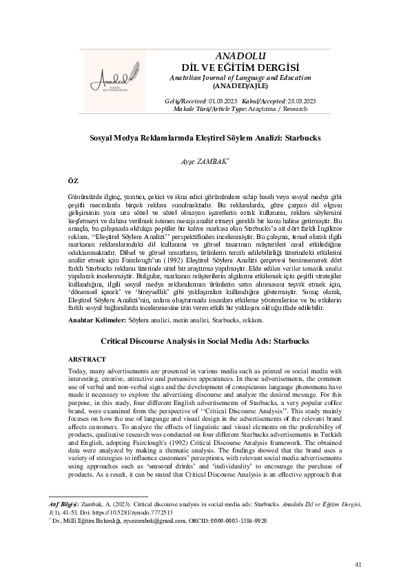 CRITICAL DISCOURSE ANALYSIS MEDIA STUDIES visual data 3