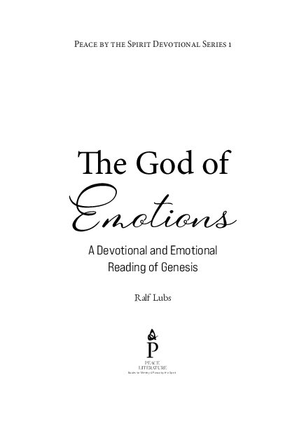 (PDF) The God of Emotions: A Devotional and Emotional Reading of ...