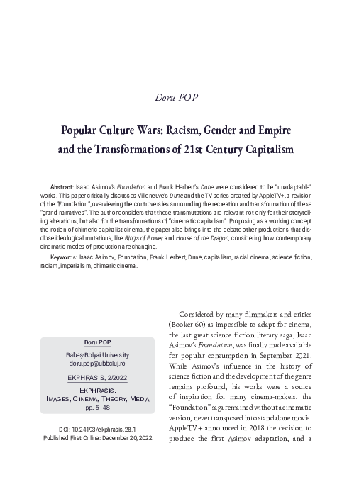 (PDF) Popular Culture Wars: Racism, Gender and Empire and the ...