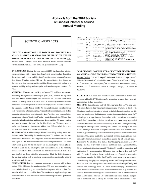 (PDF) Scientific Abstracts
