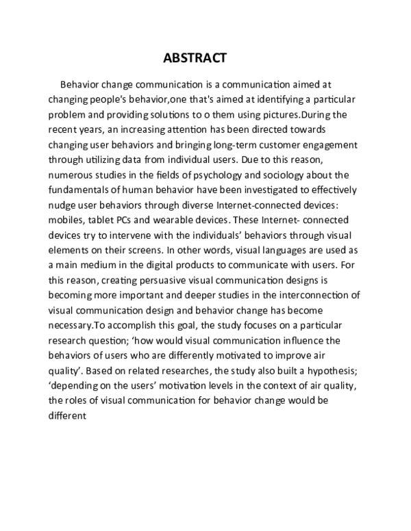 (DOC) Visualcommunicationchangebehavior
