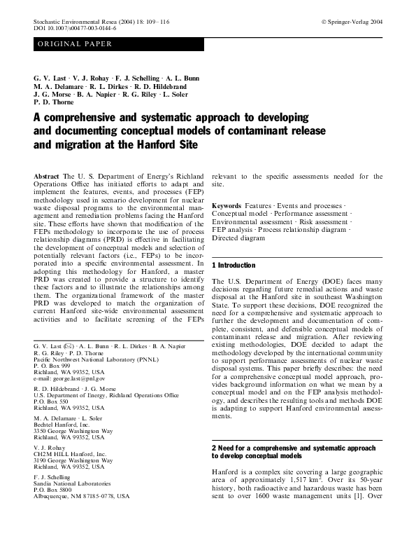 (PDF) A comprehensive and systematic approach to developing and documenting conceptual models of
