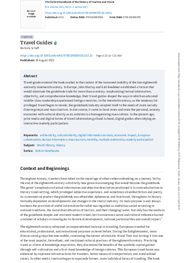 (PDF) Travel Guides