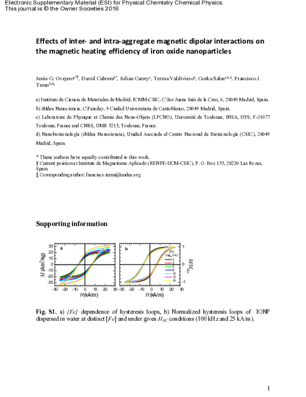 (PDF) Effects of inter- and intra-aggregate magnetic dipolar ...