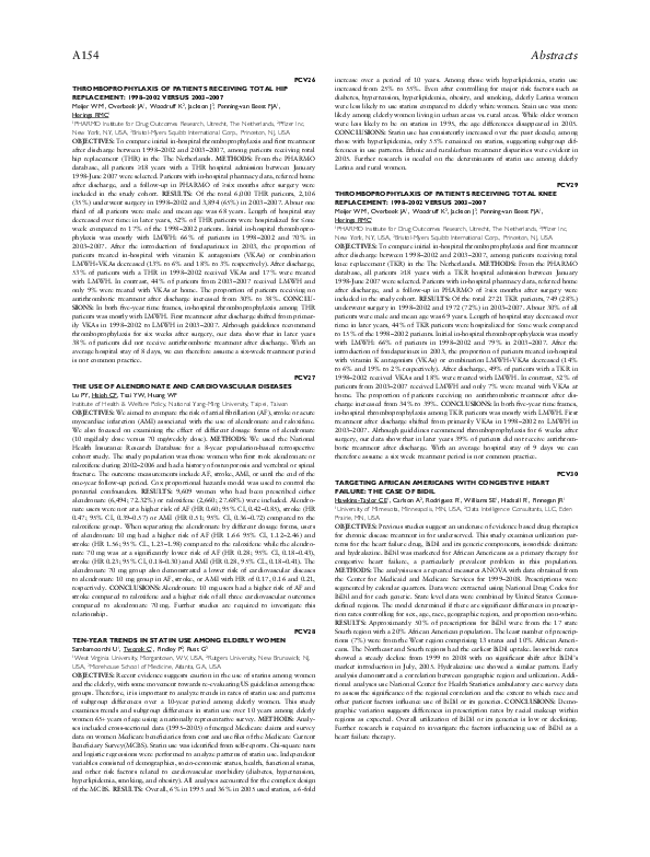 (PDF) PCV30 Targeting African Americans with Congestive Heart Failure ...