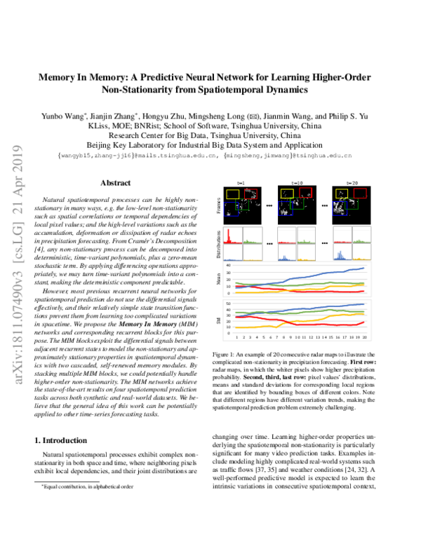 (PDF) Memory in Memory: A Predictive Neural Network for Learning Higher ...