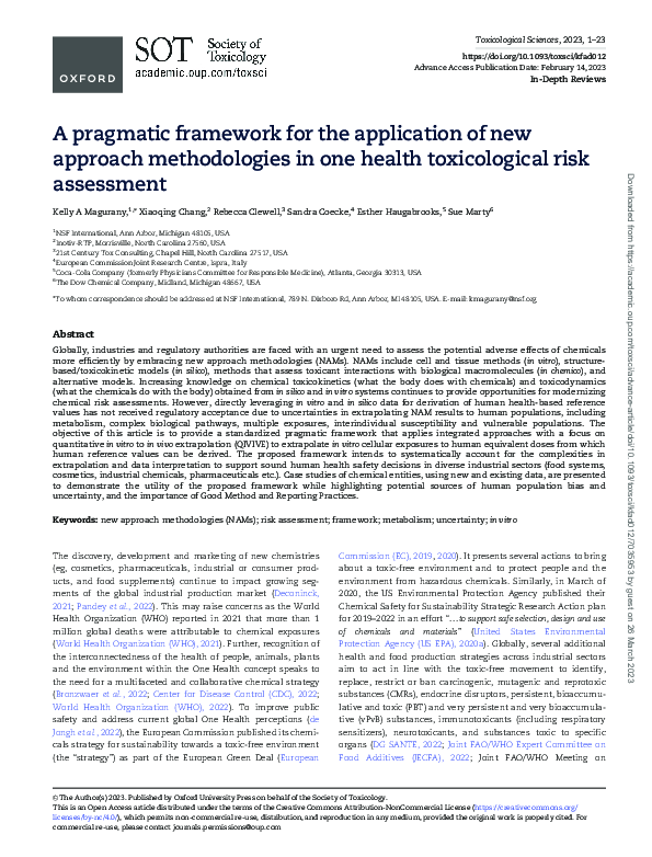 (PDF) A pragmatic framework for the application of new approach ...