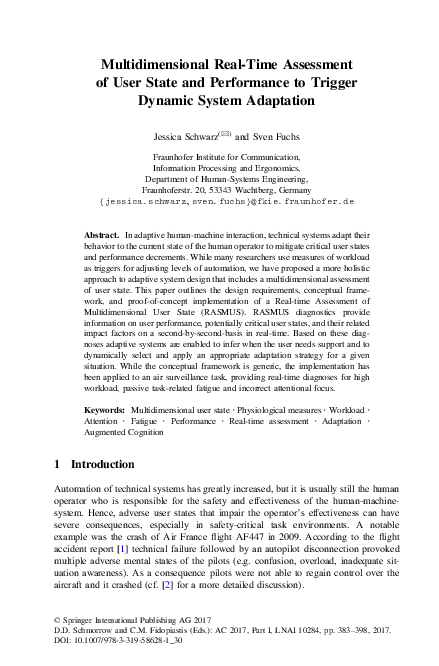 (PDF) Multidimensional Real-Time Assessment of User State and ...