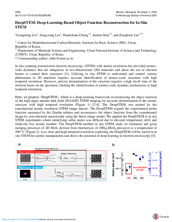 (PDF) DeepSTEM: Deep-Learning-Based Object Function Reconstruction for ...