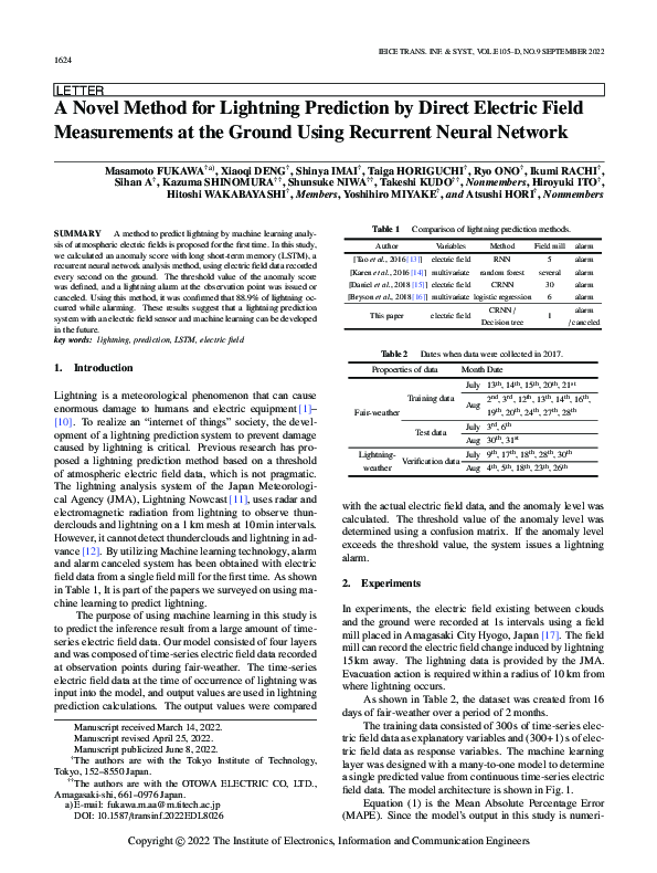 (PDF) A Novel Method for Lightning Prediction by Direct Electric Field ...
