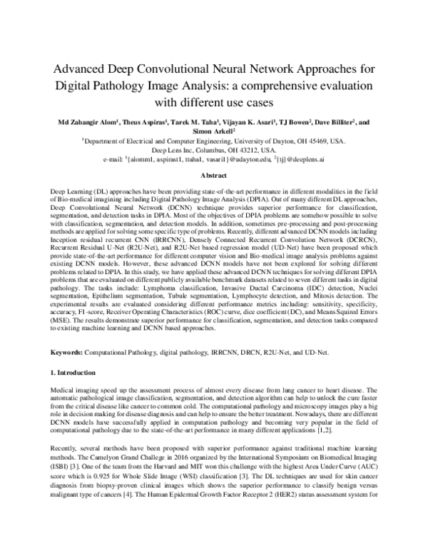 (PDF) Advanced Deep Convolutional Neural Network Approaches for Digital ...