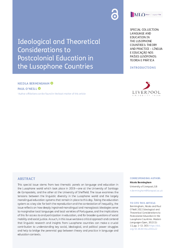 (PDF) Ideological and Theoretical Considerations to Postcolonial ...