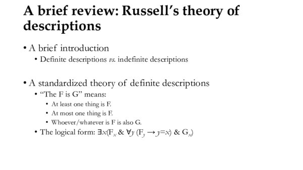 (PDF) 2023.04.06 Slides for Russell on Definite Descriptions 02