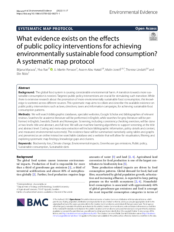 (PDF) What evidence exists on the effects of public policy ...
