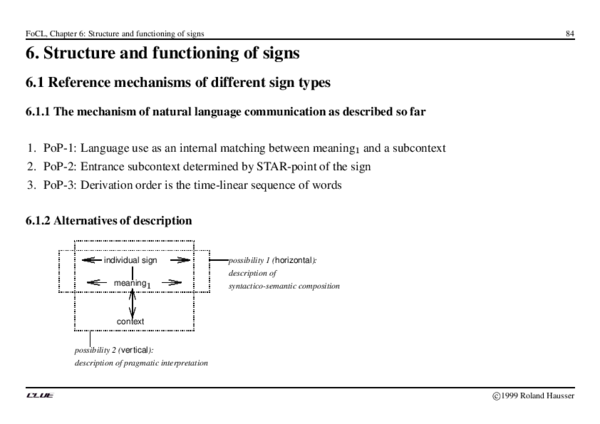 (PDF) Structure and functioning of signs