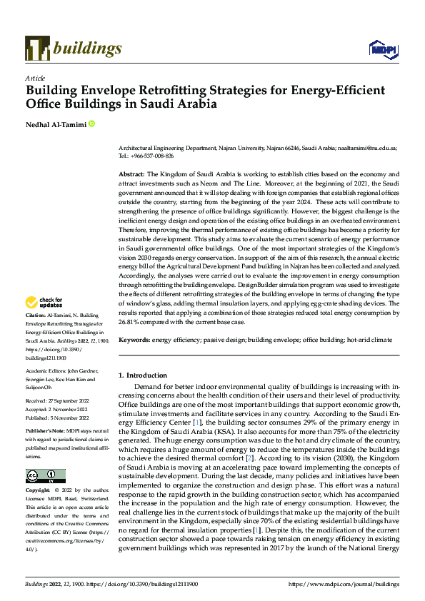 (PDF) Building Envelope Retrofitting Strategies for Energy-Efficient ...