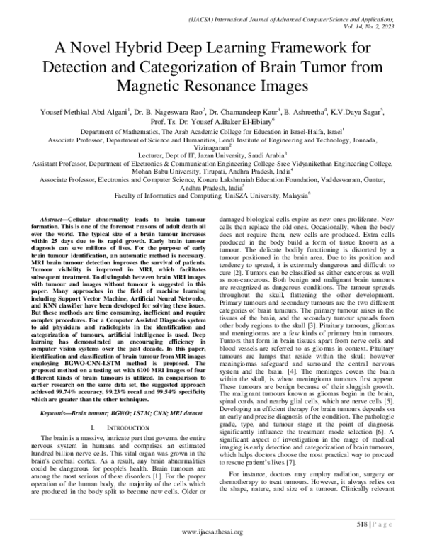 (PDF) A Novel Hybrid Deep Learning Framework for Detection and ...