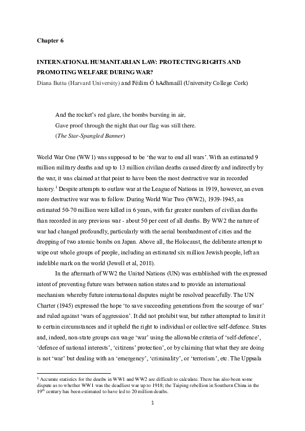 (PDF) Buttu, D. and Ó hAdhmaill, F. (2020) 'Chapter 6: International ...