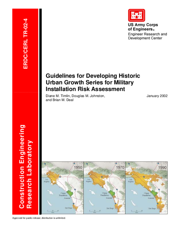 (PDF) Guidelines for Developing Historic Urban Growth Series for ...