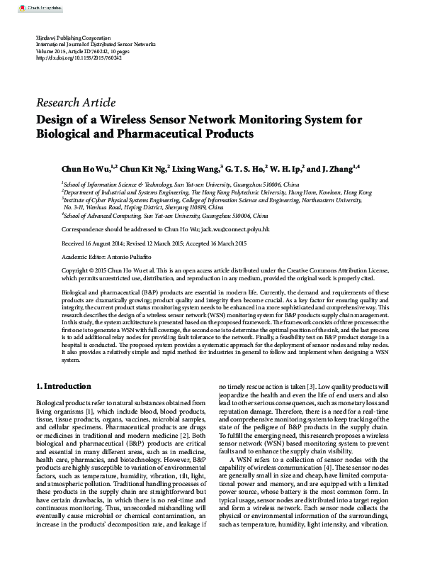 (PDF) Design of a Wireless Sensor Network Monitoring System for ...