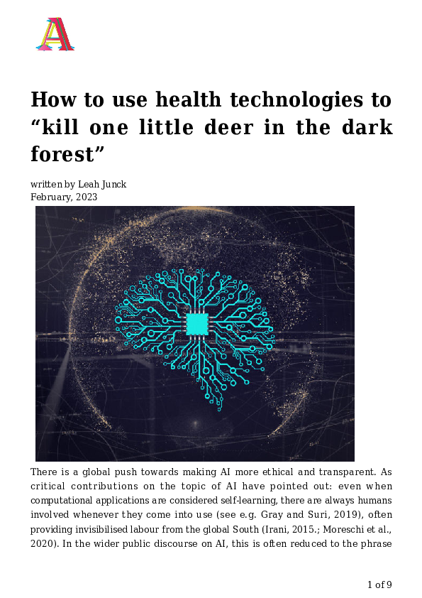 (PDF) How to use health technologies to 