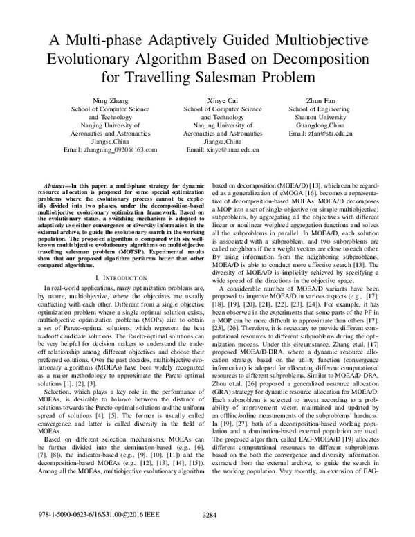 (PDF) A multi-phase adaptively guided multiobjective evolutionary ...