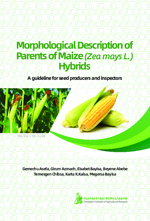 (PDF) Discriptors for maize Manual.
