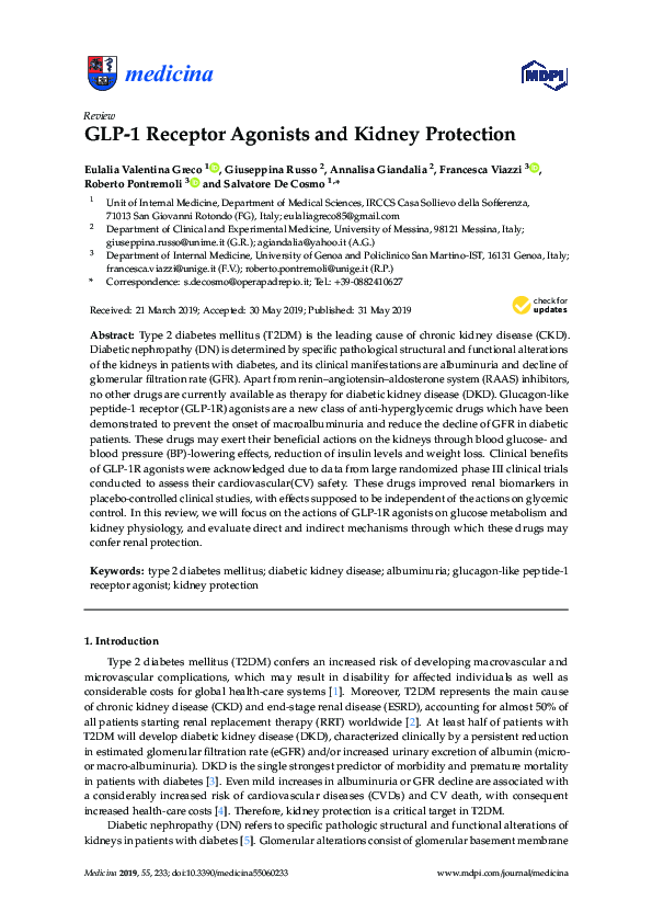 Stunning Glp 1 Receptor Agonist Kidney Protection image