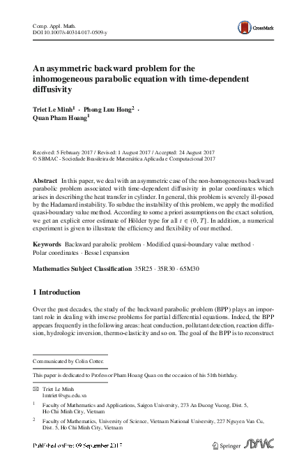 (PDF) An asymmetric backward problem for the inhomogeneous parabolic ...