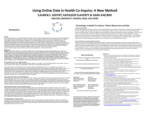 (PDF) Poster Presentation: Using Online Data in Health Co‐Inquiry: A ...