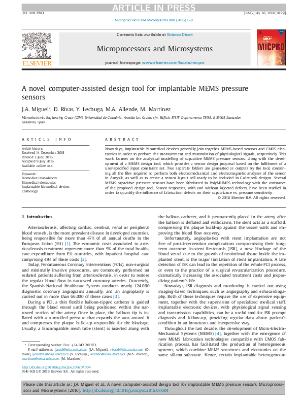 (PDF) A novel computer-assisted design tool for implantable MEMS ...