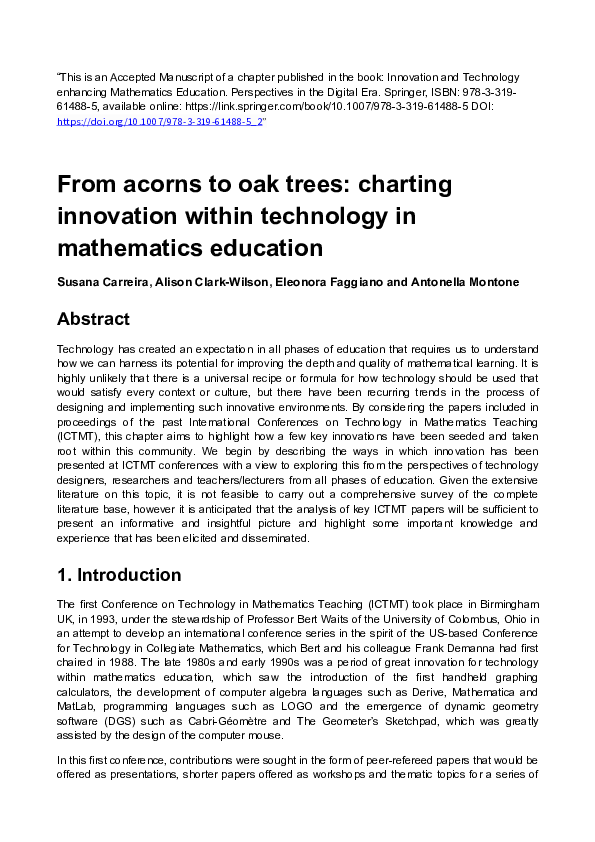  pdf from acorns to oak trees charting innovation within technology