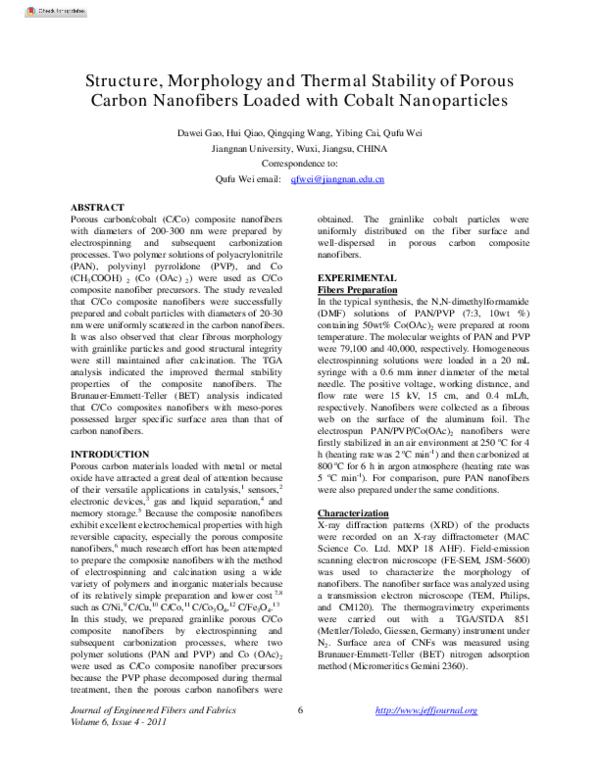 (PDF) Structure, morphology and thermal stability of synthetic fluorine ...