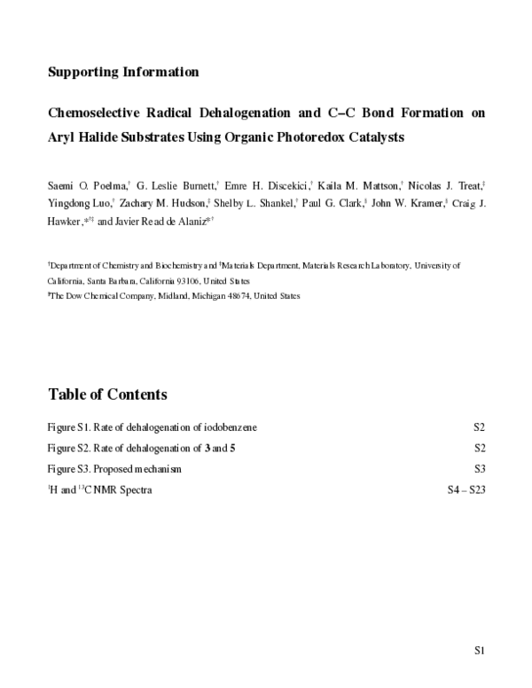 (PDF) Chemoselective Radical Dehalogenation and C-C Bond Formation on ...