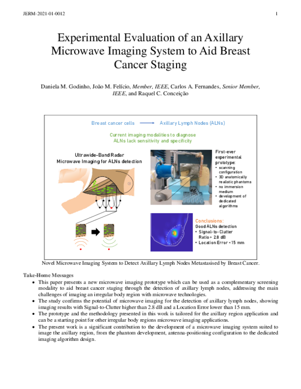 (PDF) Experimental Evaluation of an Axillary Microwave Imaging System ...