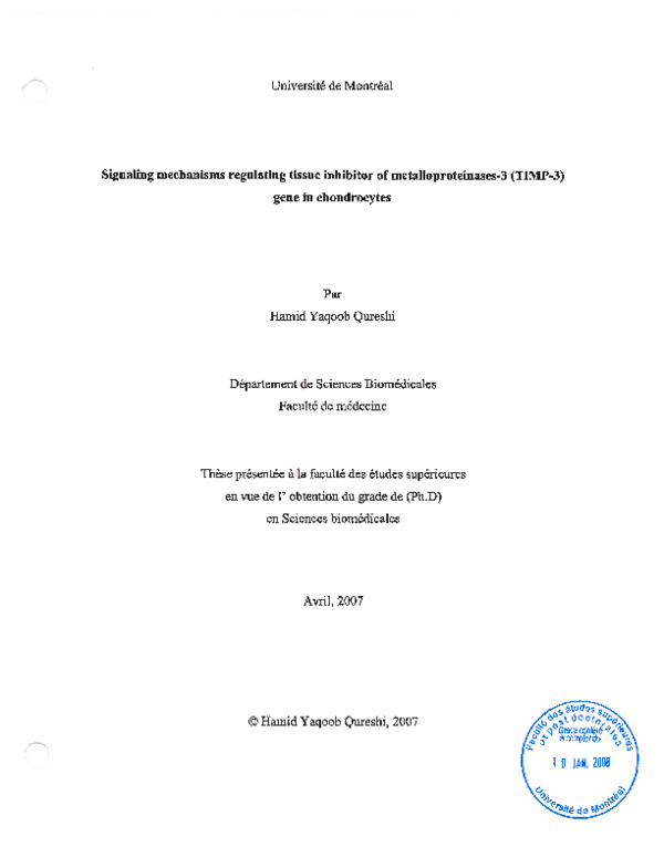(PDF) Signaling mechanisms regulating tissue inhibitor of ...