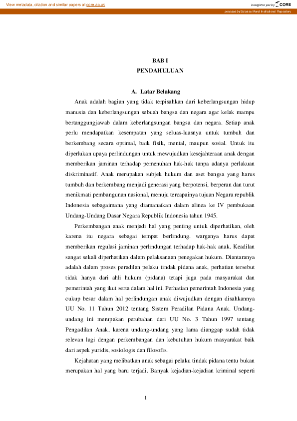 (PDF) Penerapan Sanksi Pidana terhadap Anak sebagai Pelaku Tindak ...