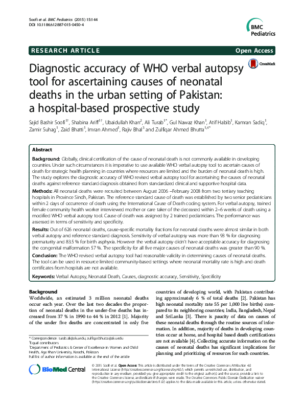 pdf-diagnostic-accuracy-of-who-verbal-autopsy-tool-for-ascertaining