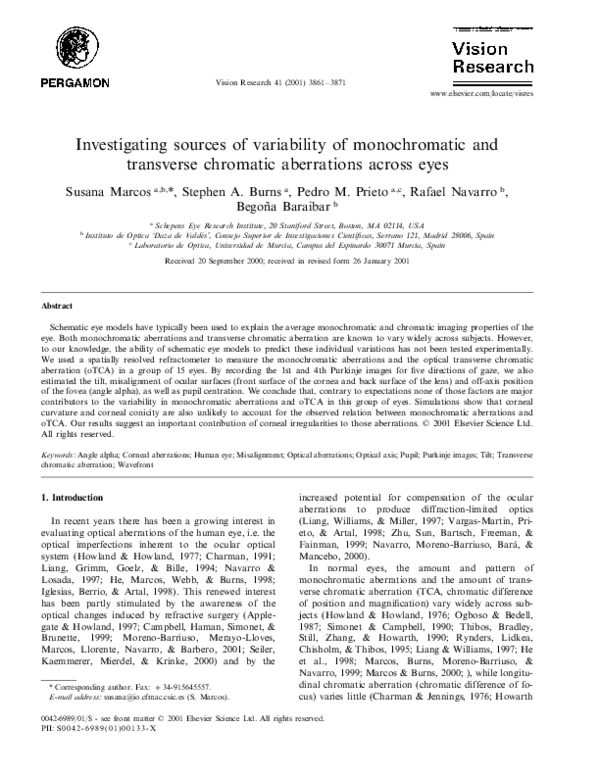 (PDF) Investigating sources of variability of monochromatic and ...