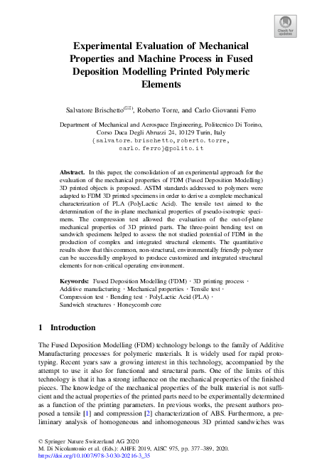 (PDF) Experimental Evaluation of Mechanical Properties and Machine ...