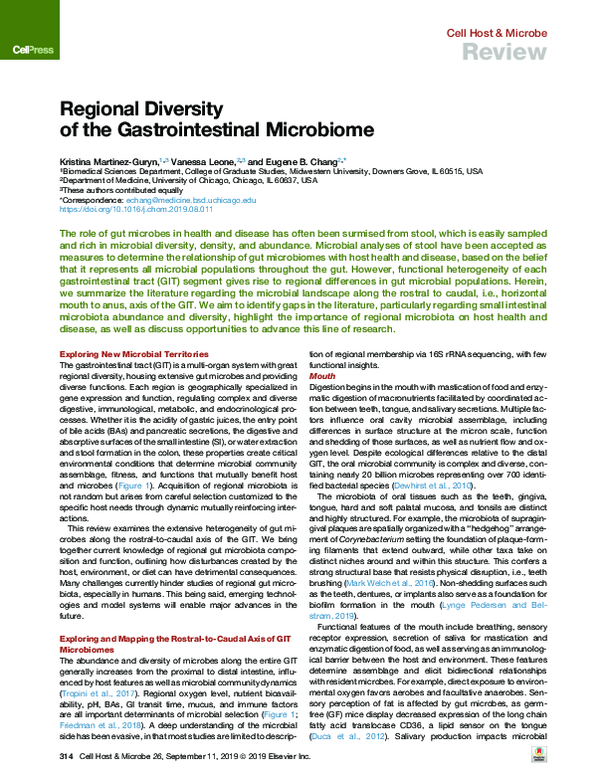 Microbiome diversity strategies supporting stomach acid