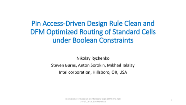 (PDF) Pin Access-Driven Design Rule Clean and DFM Optimized Routing of ...