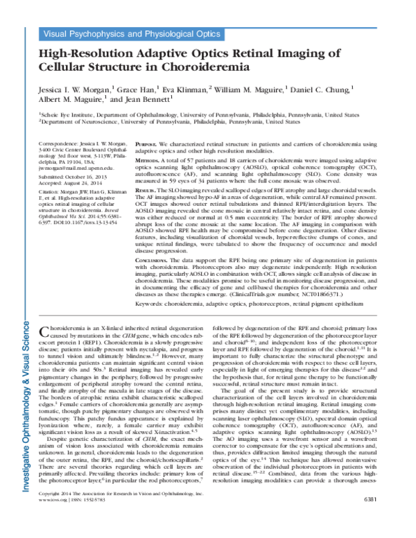 (PDF) High-resolution adaptive optics retinal imaging of cellular ...
