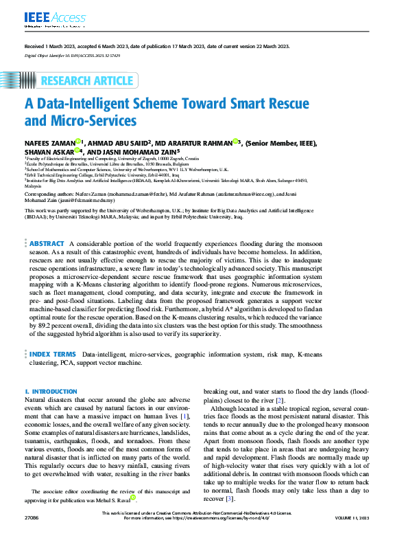 (PDF) A Data-Intelligent Scheme Toward Smart Rescue and Micro-Services
