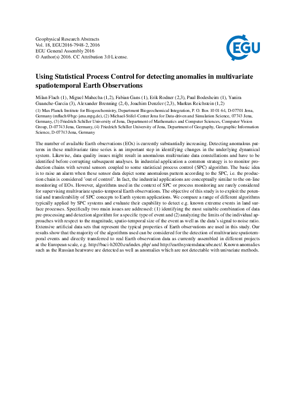 (PDF) Using Statistical Process Control for detecting anomalies in ...