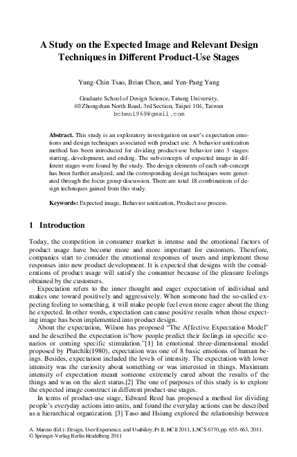 (PDF) A Study on the Expected Image and Relevant Design Techniques in ...