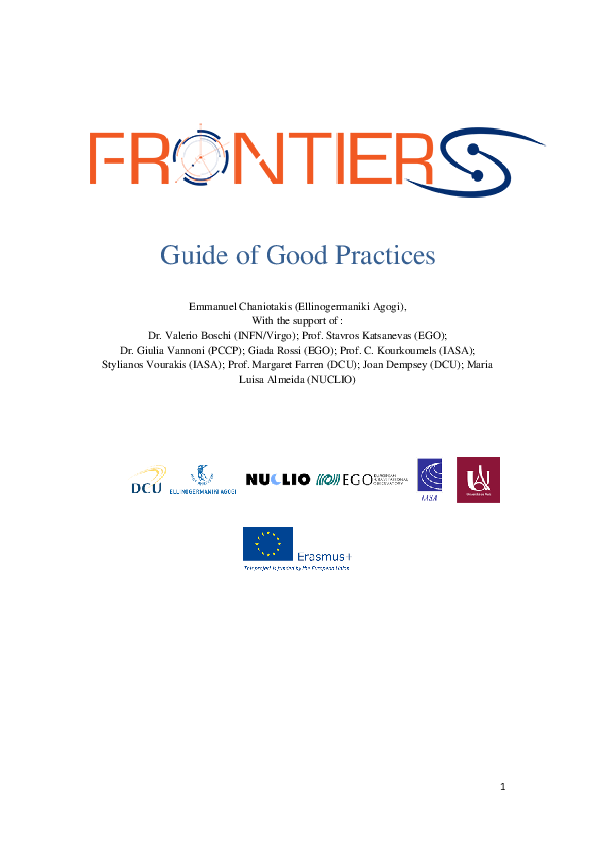 (PDF) FRONTIERS Guide of Good Practices