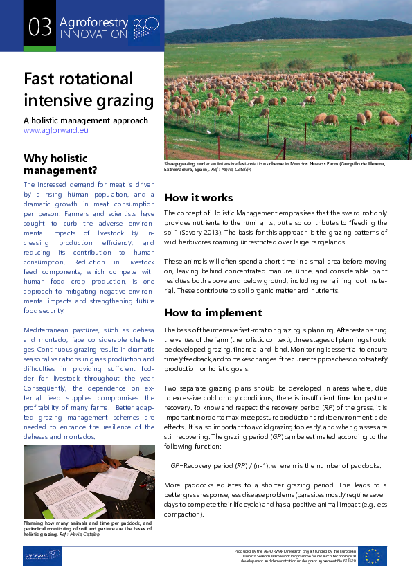 Pdf Fast Rotational Intensive Grazing