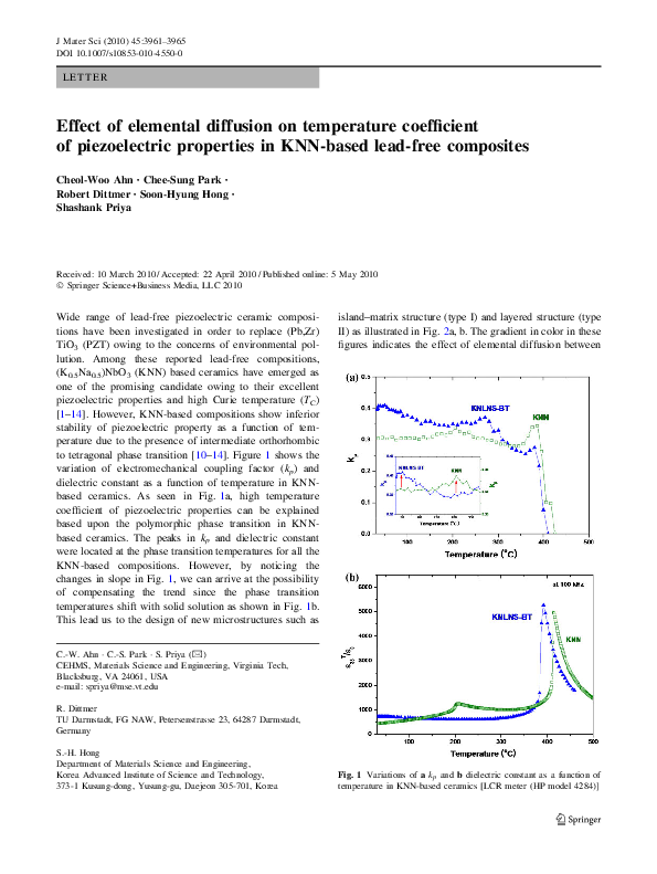 (PDF) Effect of elemental diffusion on temperature coefficient of ...